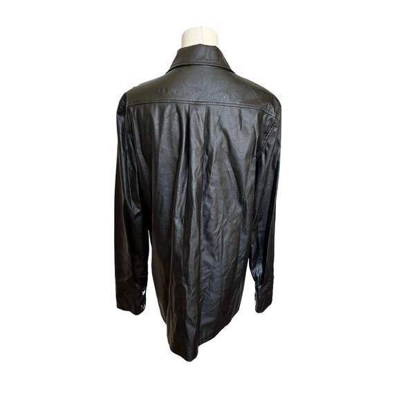 SNDYS | Women’s Faux Black Leather Jacket NWT | Size XS/2 - Picture 2 of 8